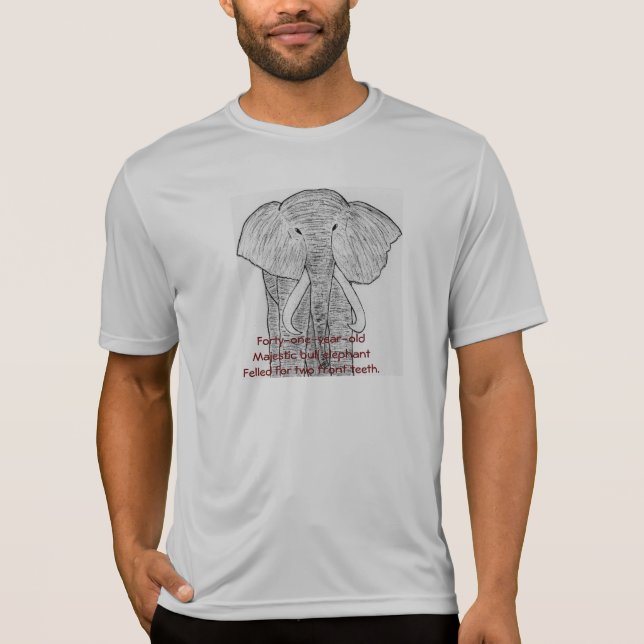 Endangered Elephant Alert T-Shirt (Front)