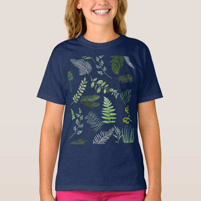 Endangered Ferns T-Shirt (Front)
