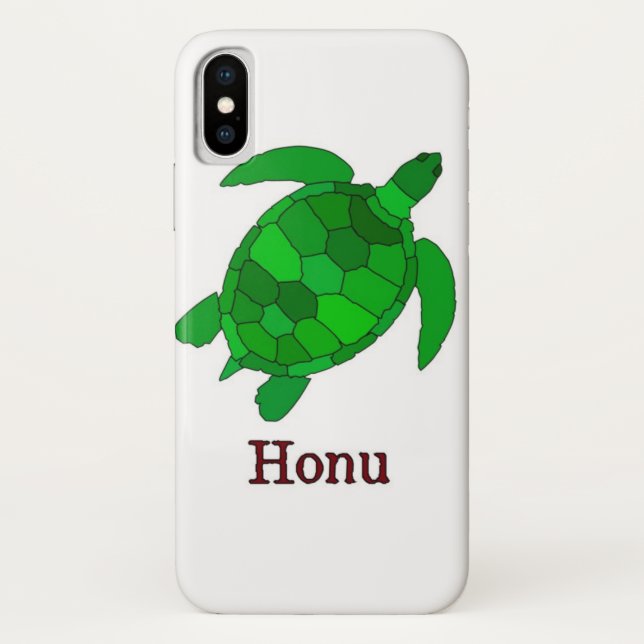 Endangered Green Hawaiian Sea Turtle Case-Mate iPhone Case (Back)