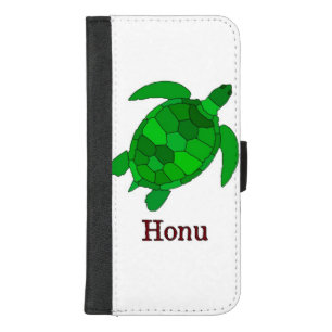 Endangered Green Hawaiian Sea Turtle iPhone 8/7 Plus Wallet Case