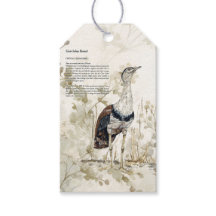 Endangered Hand-Painted Great Indian Bustard