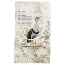 Endangered Hand-Painted Great Indian Bustard