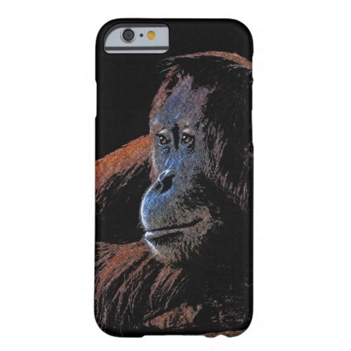 Endangered Orangutan Primate Portrait Barely There iPhone 6 Case