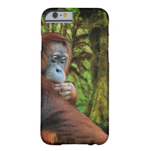 Endangered Orangutan  Rainforest Primate Image Barely There iPhone 6 Case