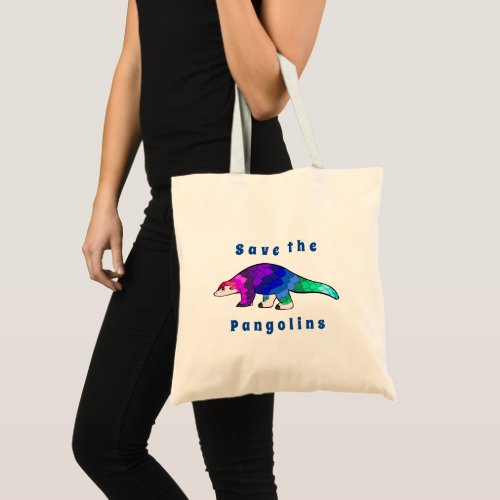 Endangered Pangolin Tote Bag