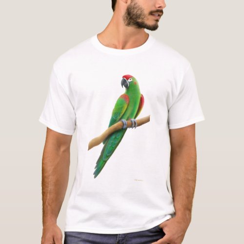 Endangered Red Fronted Macaw Parrot T_Shirt