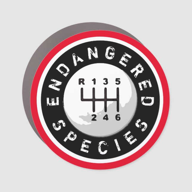 ENDANGERED SPECIES Car Magnet (Front)