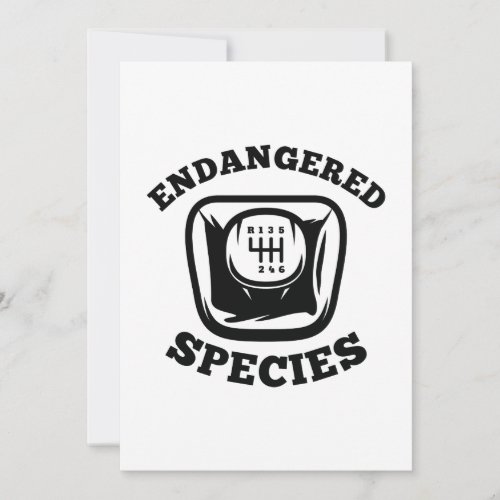 Endangered Species Thank You Card