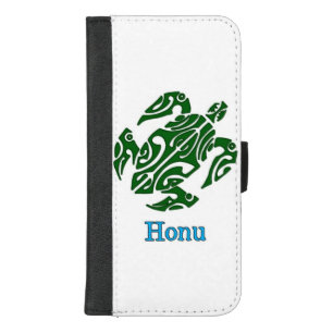 Endangered Tribal Hawaiian Green Sea Turtle iPhone 8/7 Plus Wallet Case