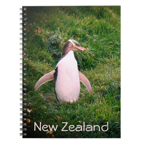 Endangered Yellow Eyed Penguin Notebook