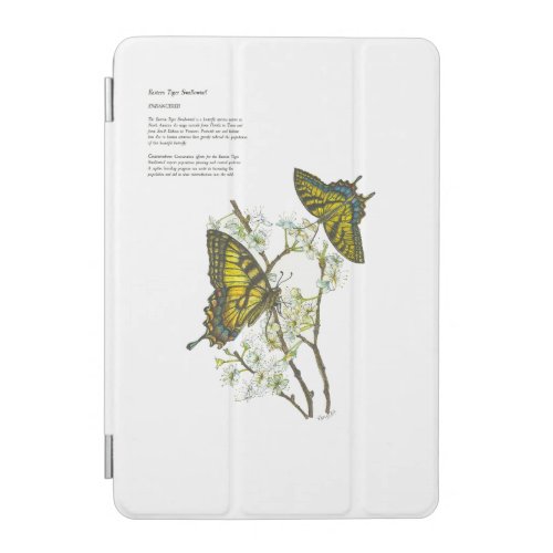  EndangeredHand Painted Butterfly Print iPad  case