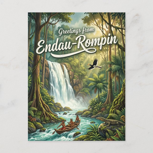 Endau-Rompin National Park Malaysia Postcard (Front)