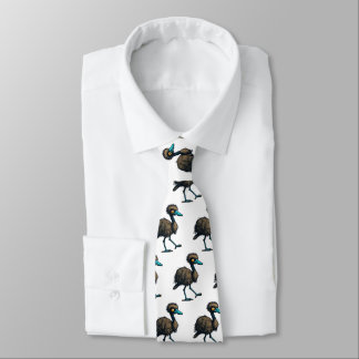 Endearing Emu Neck Tie