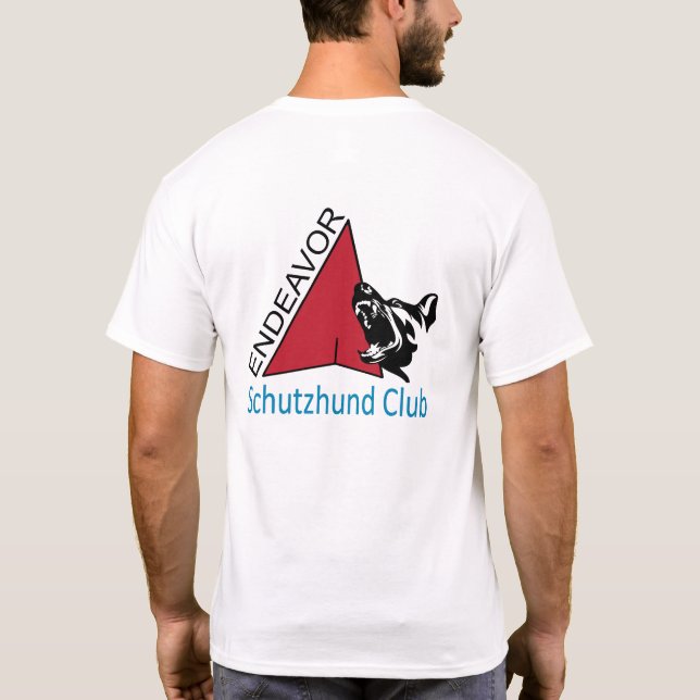 Endeavor Schutzhund Club Logo Short Sleeve Shirt (Back)