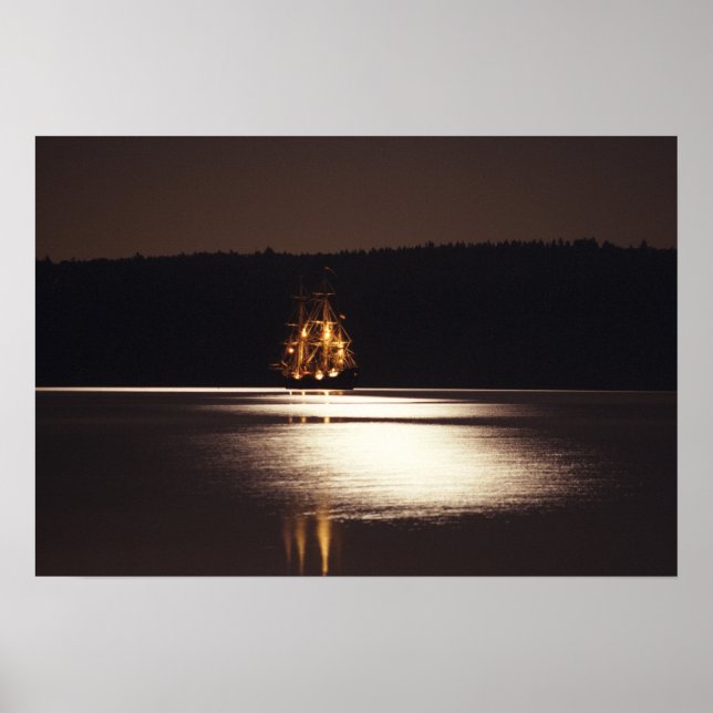 Endeavour by Moonlight Poster (Front)