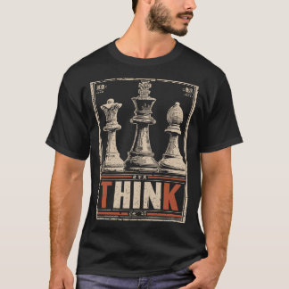 Endgame Logic – Power Pieces in Strategic Tension T-Shirt
