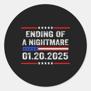 Ending Of A Scary Night January 20th 2025 1  Classic Round Sticker