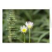 Endless Beauty poem card (Front Horizontal)