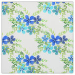Endless Blue Forget Me Not Flowers Fabric