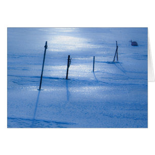 Endless blue ice cards