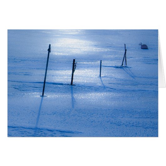 Endless blue ice cards (Front Horizontal)