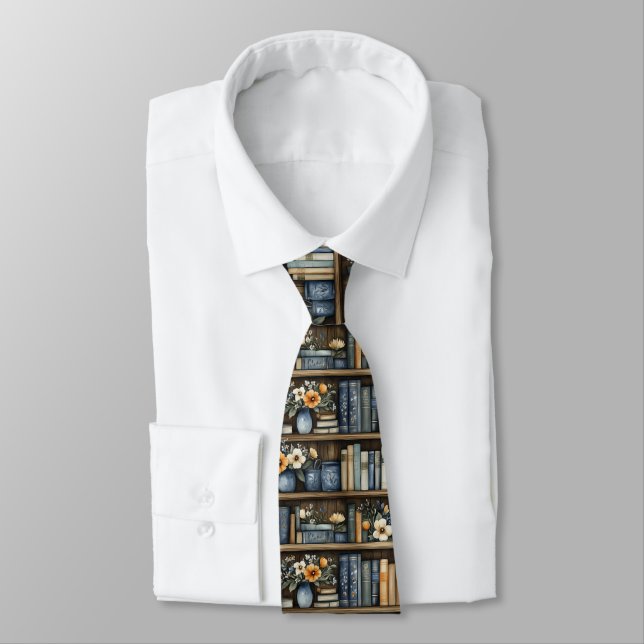  Endless Books Retro Neck Tie (Tied)