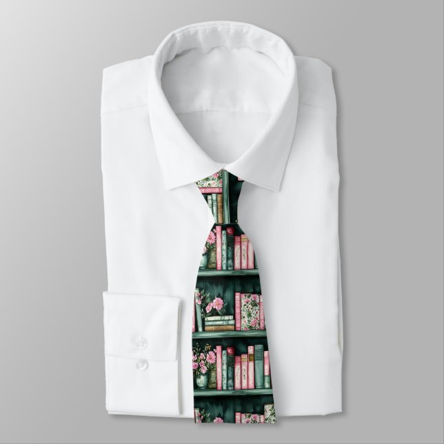  Endless Books Retro Neck Tie (Tied)