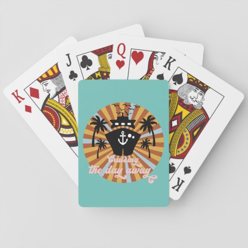 Endless Days of Cruise Fun Poker Cards