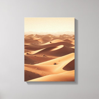 Endless Desert Horizons Wall Panel Canvas Print