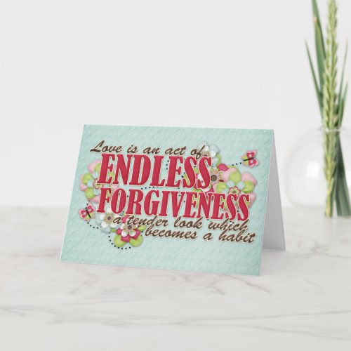 Endless Forgiveness Holiday Card