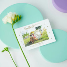 Endless Happiness Christmas Holiday Foil Postcard