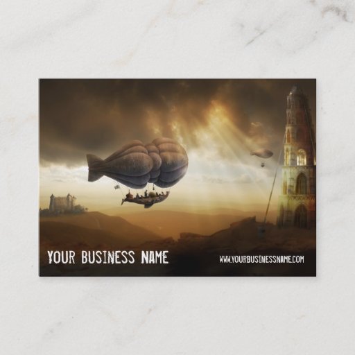 Customizable Fantasy Business Card (3.5x2.5) with baloon