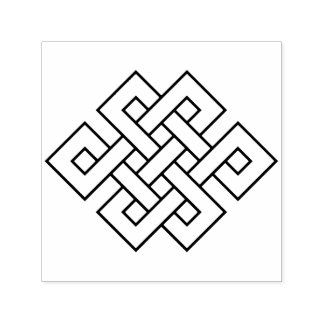 Endless Knot Auspicious Symbol Self-inking Stamp