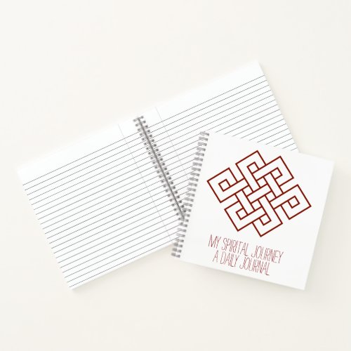 Endless Knot Auspicious Symbol Spiritual Journal