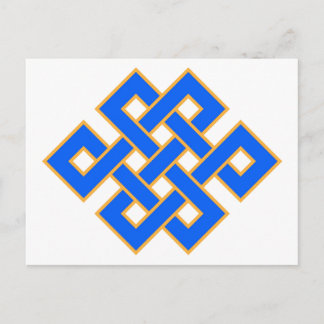 Endless Knot Auspicious Symbol Tibetan Buddhism Postcard
