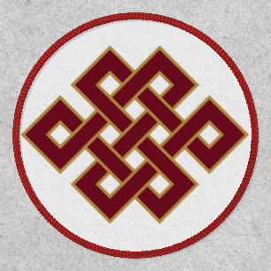 Endless Knot Buddhist Symbol Patch