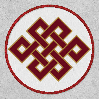 Endless Knot Buddhist Symbol Patch