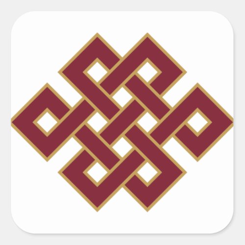 Endless Knot Square Sticker