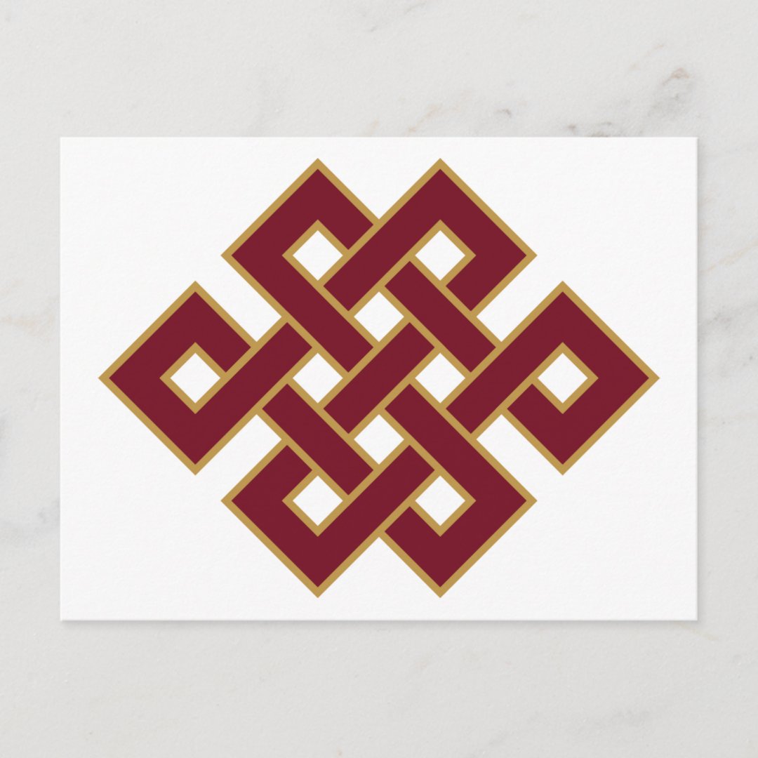 endless-knot-symbol-postcard-zazzle