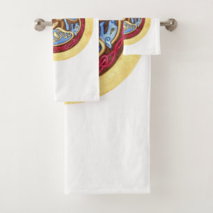  Endless knot with animals    Bath Towel Set