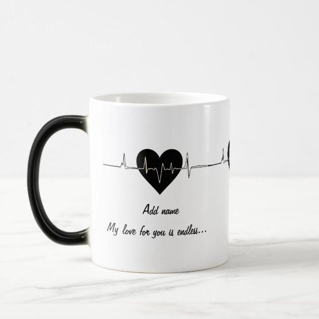 Endless Love: Customizable Morphing Mug (Left)
