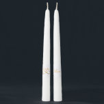 Endless Love - Infinity & Floral  Taper Candle<br><div class="desc">Celebrate the beauty of everlasting love with this stunning pair of taper candles. The first candle features the word “Endless” in an elegant, bold script, accented by a luxurious metallic gold or rose gold infinity symbol that seamlessly flows. The design is enhanced by delicate hearts and floral motifs in soft...</div>