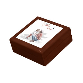 Endless Love Throw Pillow Gift Box