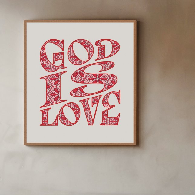 Endless Love Typography Art Poster (Creator Uploaded)
