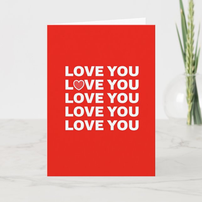 Endless Love You Card (Front)