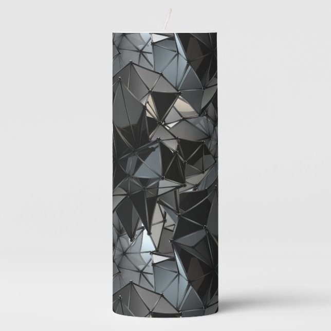 endless monochrome : pillar candle (Front)