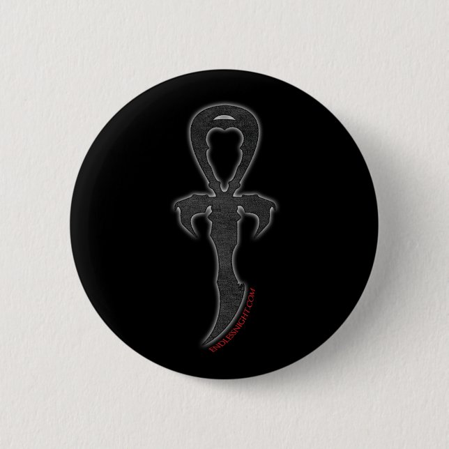 Endless Night: Vampyre Legacy Ankh Pinback Button (Front)