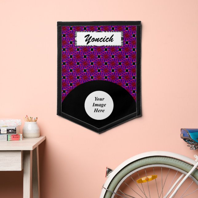 Endless Pinwheel (v) by Kenneth Yoncich Pennant (Insitu 2)