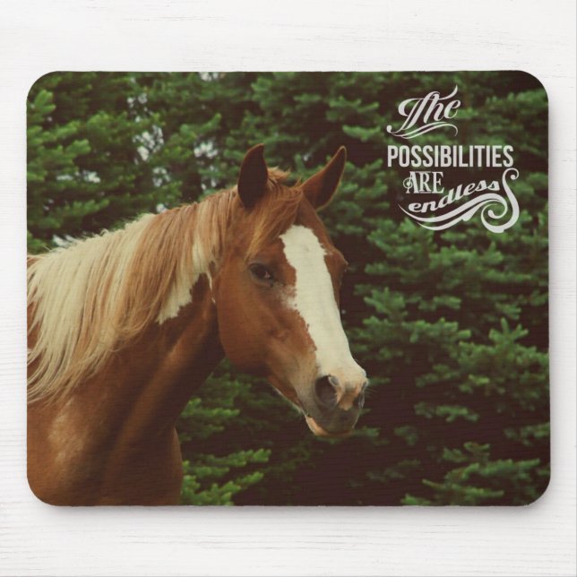 Endless Possibilities Paint Horse Mare Mouse Pad (Front)