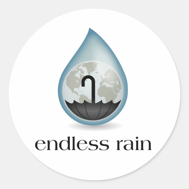 Endless Rain Sticker (Front)